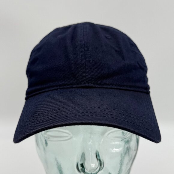 Lacoste Croc Crocodile Logo Cap Navy Dark Blue Adjustable Strapback Hat One Size - Picture 1 of 10